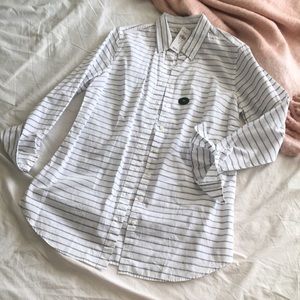 LL Bean tunic button down shirt